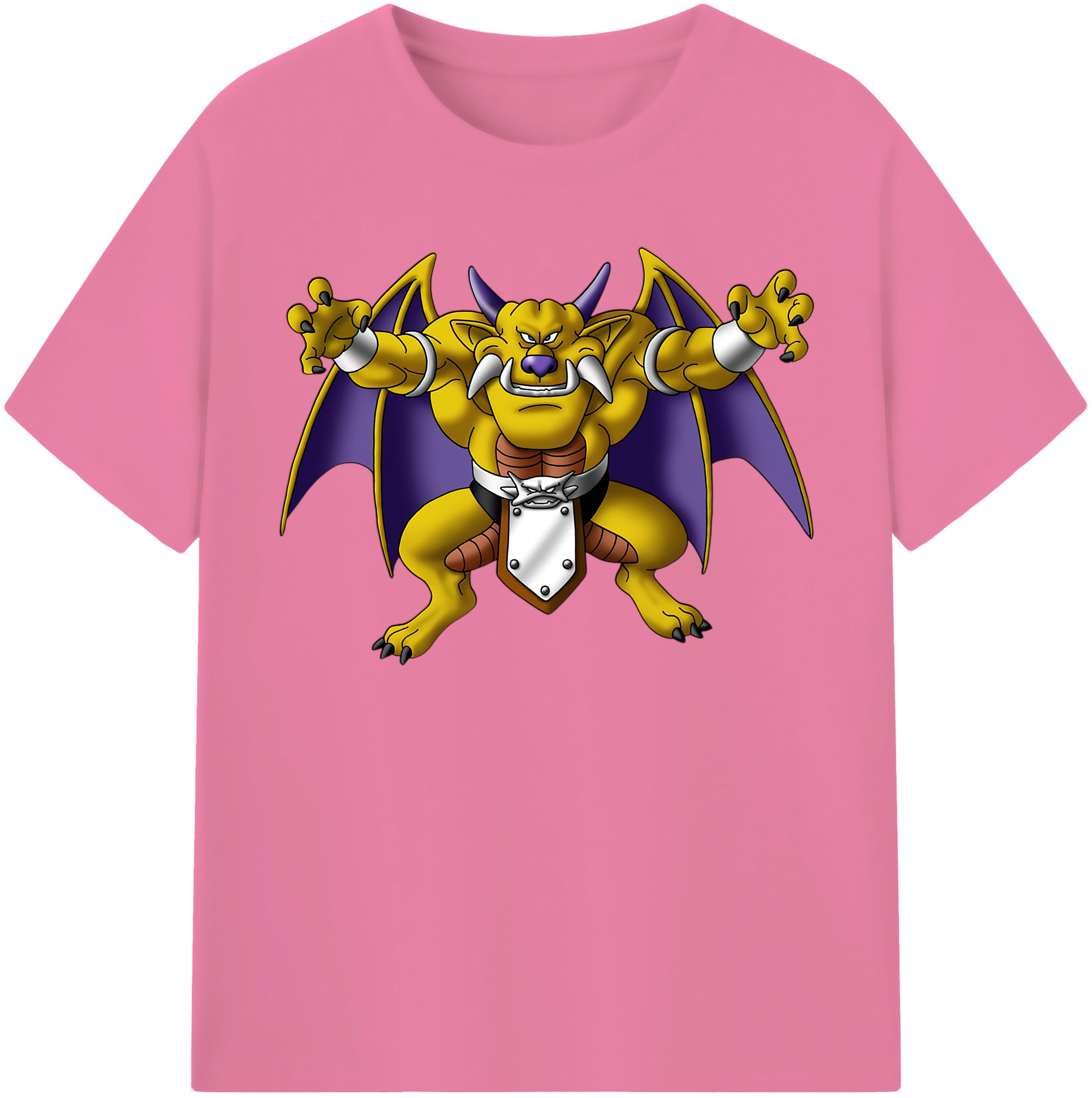 （画像用） ドラゴンクエスト Doragon Kuesuto Dragon Quest 綿100％半袖Tシャツ（フロントプリント）